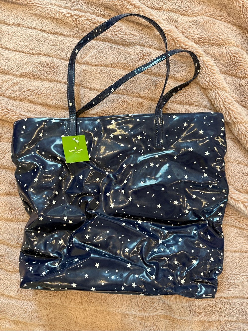 Kate Spade Blue Starry Tote - Picture 2 of 5